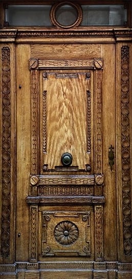 Tapeta na drzwi: Brązowe stare drzwi, 70x210 cm zakup.se