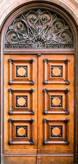 Tapeta na drzwi: Stare masywne drzwi, 100x210 cm zakup.se