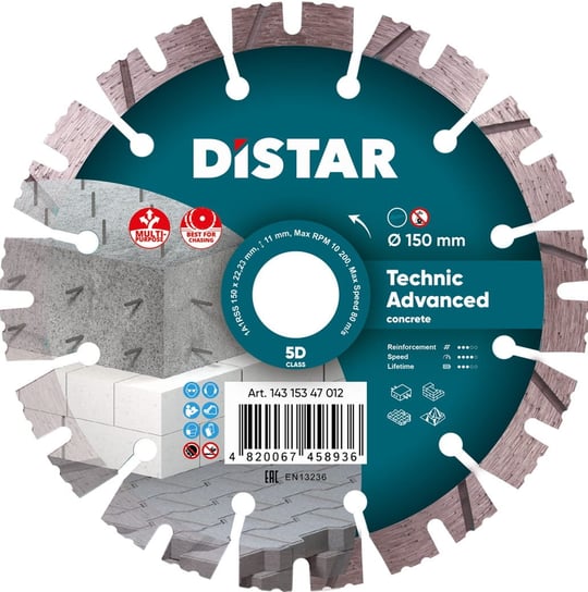 Tarcza diamentowa 150mm Distar Technic Advanced Aristar