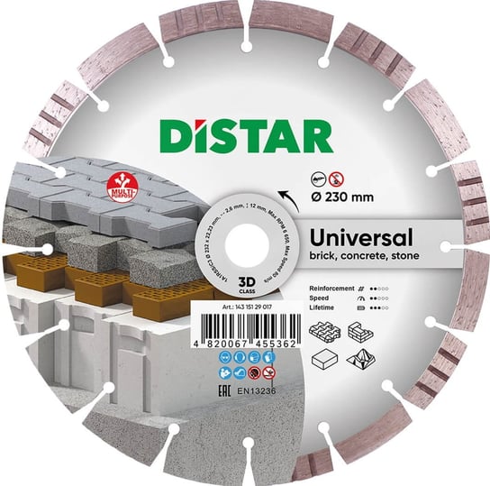 Tarcza diamentowa 230mm Distar Bestseller Universal Aristar