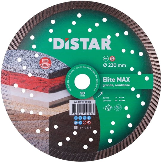 Tarcza diamentowa 230mm Distar Elite Max Granit Aristar