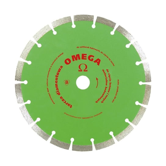 Tarcza Diamentowa 300X25,4Mm Segmentowa Standard Omega In Corpore IN CORPORE