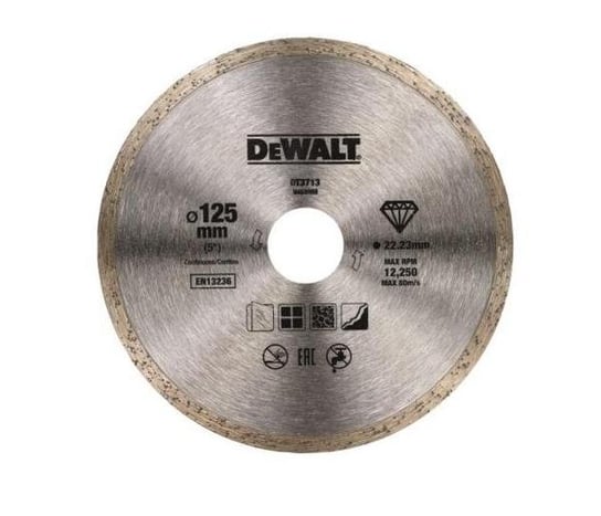 Tarcza diamentowa DEWALT, 125x1,6x5x22,2 mm DeWalt