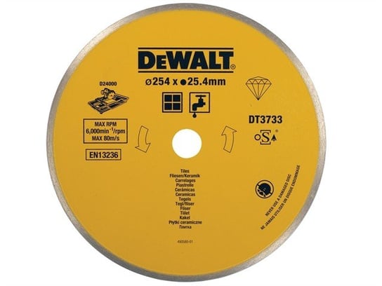 Tarcza diamentowa DEWALT, 250 mm DT3733 DeWalt