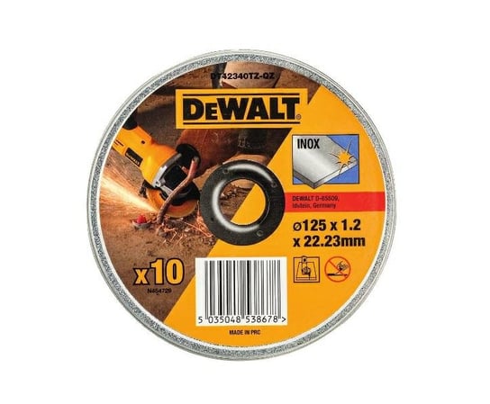 Tarcza do cięcia metalu DEWALT, 125x1,2x22,2 mm, 10 szt. DeWalt