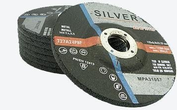 tarcza do szlifowania metalu 125 x 6,4 x 22,2mm silver SILVER