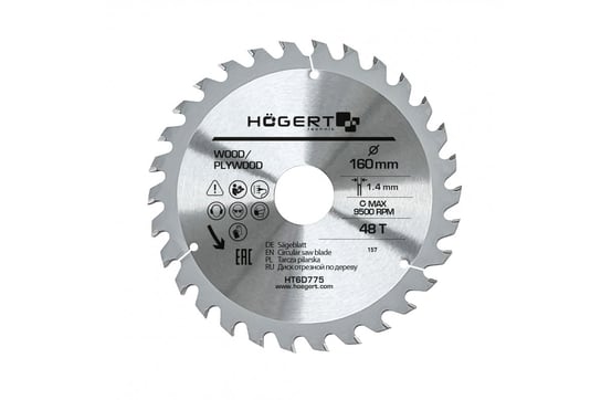Tarcza Pilarska 160X48Tx30 Hoegert Technik