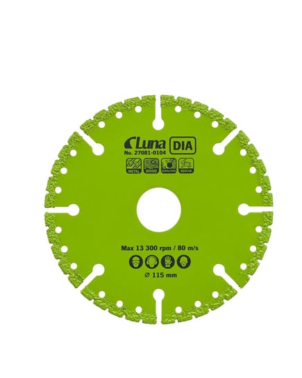 Tarcza tnąca wielofunkcyjna DIA Luna 115x1x22,23 mm Inna marka