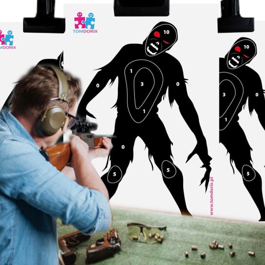 Tarcze Strzeleckie Asg Air Soft Gun Zombie 50 Sztuk Inna marka