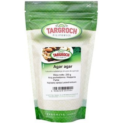 Targroch, Naturalna substancja żelująca do żywności Agar agar, 250 g Targroch
