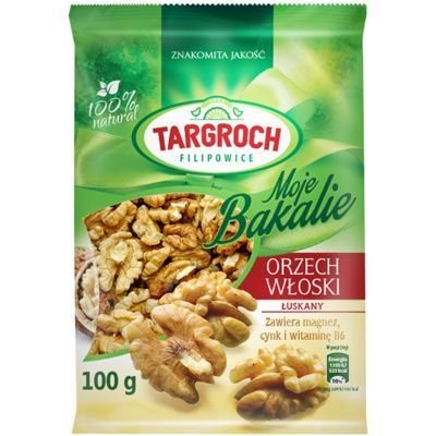 Targroch, Orzechy włoskie łuszczone, 100 g Targroch