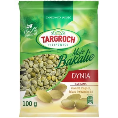 Targroch, Pestki dyni łuskane, 100 g Targroch