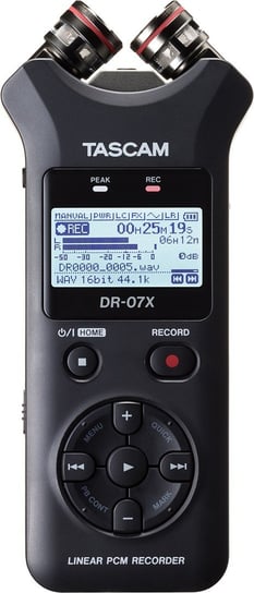 TASCAM, Tascam DR-07X - Przenośny rejestrator cyfrowy z interfejsem USB, zapis na karcie pamięci microSD TASCAM