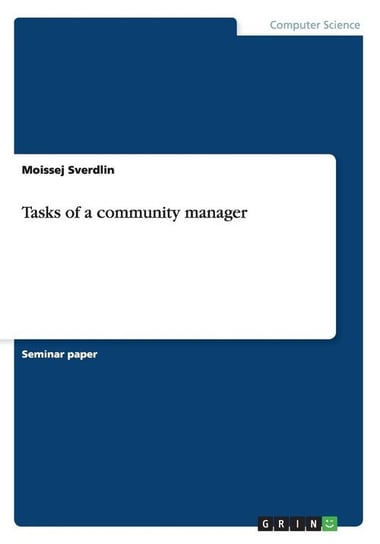 Tasks of a community manager Sverdlin Moissej