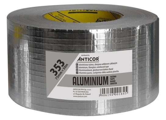 Taśma aluminiowa Aluminio 353, 75 mm x 50 m Anticor