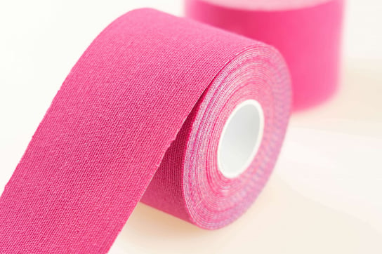 Taśma do kinesiology tapingu sportowo-korekcyjna 5 cm x 5 m - Wybierz kolor: Różowy MedicalSport