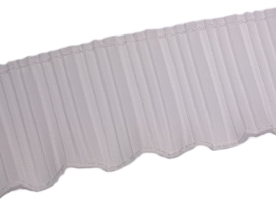 Taśma elastyczna plisowana żorżeta 12 cm ( 1 mb ) Biała Dystrybutor Kufer