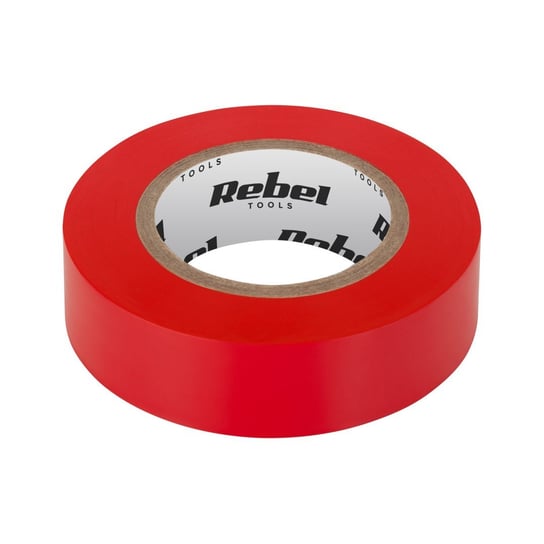 Taśma izolacyjna klejąca REBEL (0,13 mm x 19 mm x 20 yd) czerwona Inna marka