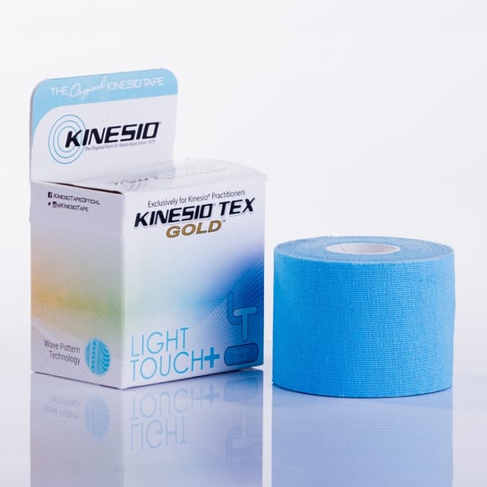 Taśma Kinesio Tex Gold Light Touch + Kinesiotaping Niebieski Kinesio