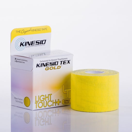 Taśma Kinesio Tex Gold Light Touch + Kinesiotaping Żółty Kinesio