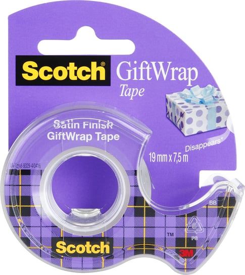 Taśma klejąca, Scotch GiftWrap do pakowania prezentów Scotch