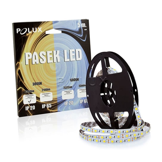 Taśma Led 28W 306524 Polux 2300Lm Pasek 5M 3000K Biała Ciepła POLUX