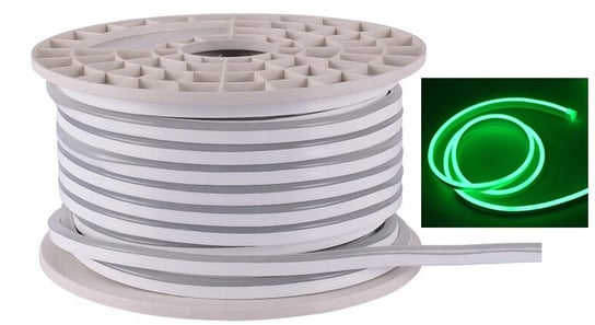 Taśma LED NEON flex IP68 230V 8x16mm 8W zielony green 1m LED-ONE