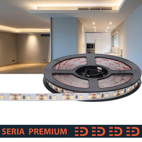 Taśma LED Premium 12V 120led 4000K 1000lm SMD2835 z 3letnią gwarancją Inna marka