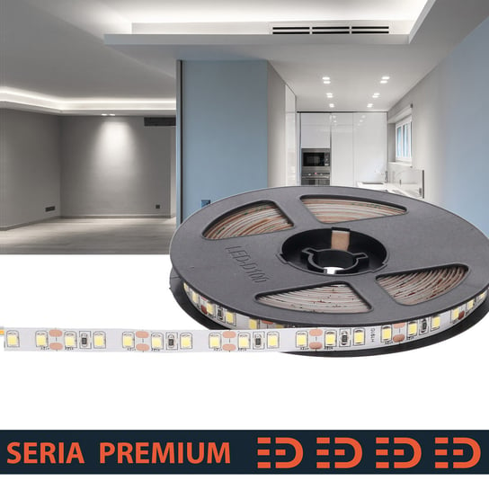 Taśma LED Premium 12V 120led 6000-7000K SMD2835 (rolka 5m) Prescot
