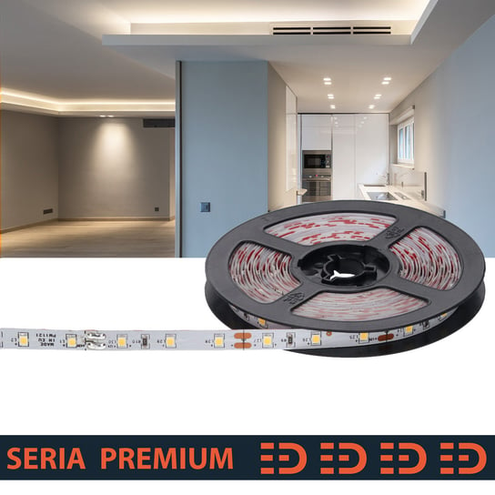 Taśma LED Premium 12V 60led 4000-4500K 500lm SMD2835 z 3letnią gwarancją Prescot