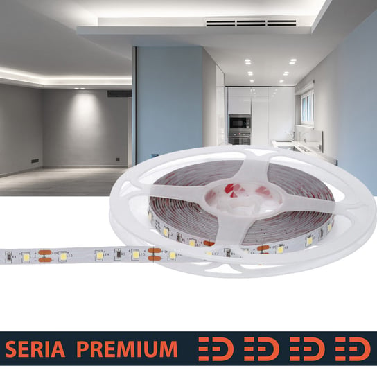Taśma LED Premium 12V 60led 6000-7000K 500lm SMD2835 z 3letnią gwarancją Inna marka