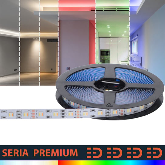 Taśma LED Premium 12V 60led RGB+CCT SMD5050  (5) 5in1 Prescot