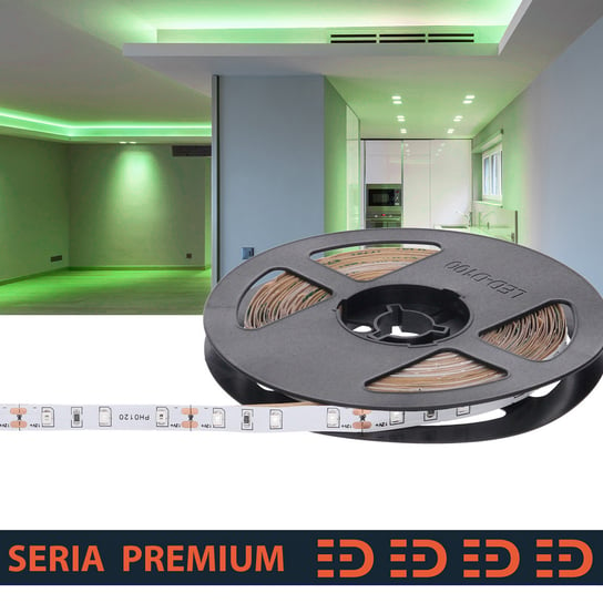 Taśma Led  Premium 12V 60Led Zielona Smd2835 (5) Prescot