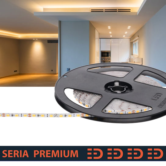 Taśma LED Premium 12V Slim 4mm 120led 3000K 10.4W/m SMD2835 (5) Prescot