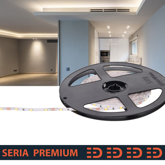 Taśma LED Premium 12V Slim4 60led 4000K SMD2835 (rolka 5m) Prescot