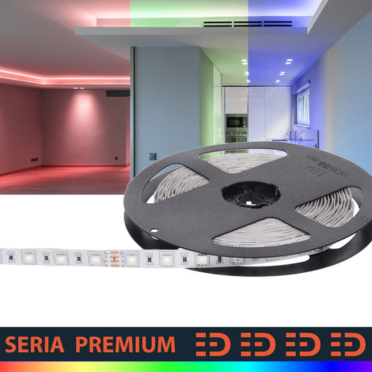Taśma Led Premium 24V 60Led Wielokolorowa Dioda Smd5050 (10) Prescot