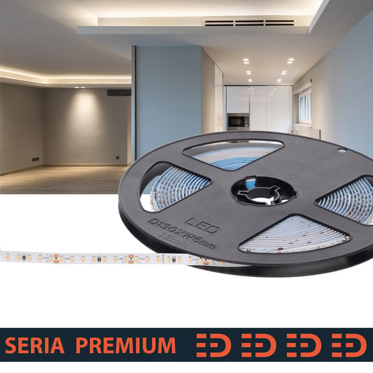 Taśma LED Premium 24V Slim5 224led 4000K 1300lm SMD216 (rolka 10m) Prescot