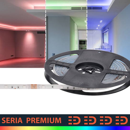 Taśma LED Premium IP63 12V 30led RGB SMD5050 (5) Prescot
