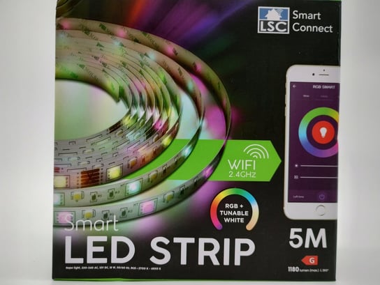 Taśma LED RGB LSC Smart Connect 5m wifi 1180 lumen Inna marka