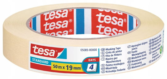 Taśma maskująca malarska tesa standard 50m x 19mm TESA