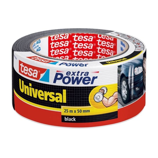 Taśma naprawcza tesa® extraPower Duct Tape 25 m x 50 mm, czarna TESA