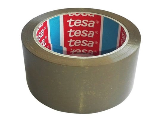 Taśma pakowa Tesa 48x66m solvent brązowa TESA