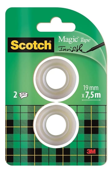 Taśma Scotch® Magic™ 2 rolki 19mm x 7,5m Scotch