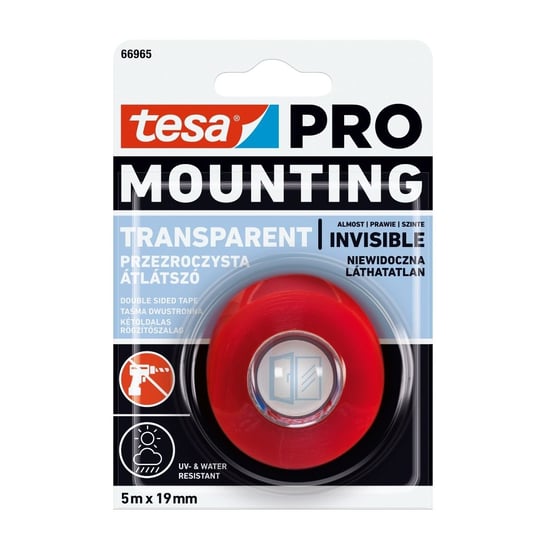 Taśma Tesa Pro Mounting 1,5M X 19Mm Przezroczysta TESA