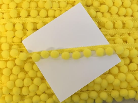Taśma Z Pomponikami Pa 18  (1 Mb) Żółta 117 Dystrybutor Kufer