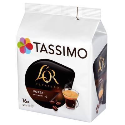 TASSIMO 16szt L'OR Espresso Forza Kawa mielona w kapsułkach Tassimo