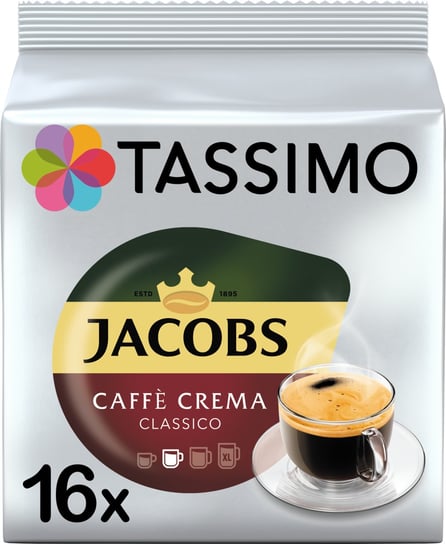 Tassimo, kawa kapsułki Jacobs Caffe Crema Classico, 16 kapsułek Tassimo