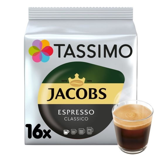 Tassimo, kawa kapsułki Jacobs Espresso Classico, 16 kapsułek Tassimo
