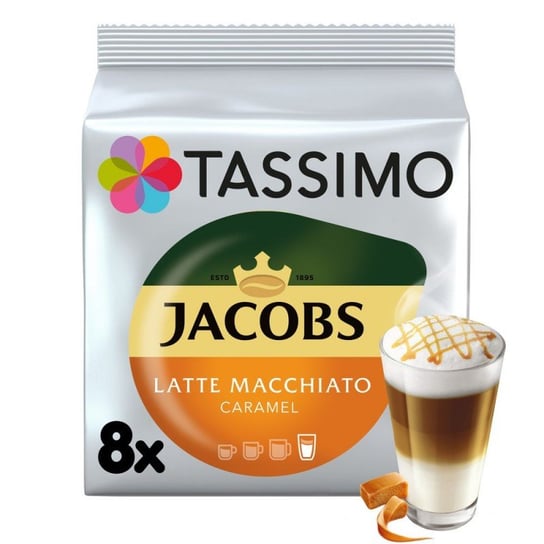 Tassimo, kawa kapsułki Jacobs Latte Macchiato Caramel, 8 kapsułek Tassimo