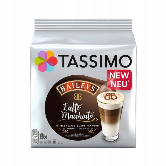 Tassimo, kawa kapsułki Latte Macchiato Baileys, 8 kapsułek Tassimo